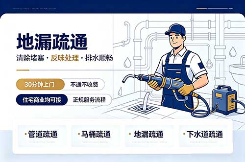 巴中地漏疏通