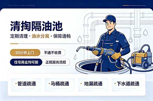巴中清掏隔油池